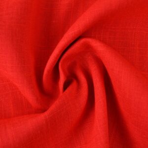 Linnen viscose - Rood