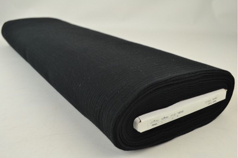 Mousseline stof – Zwart – Rol Mousseline stof - Zwart - Rol