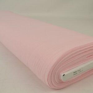 Mousseline stof - Baby roze - Rol