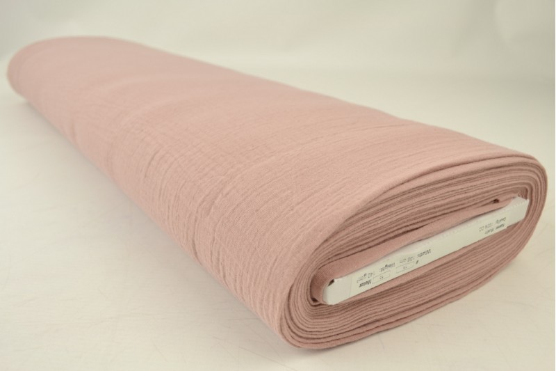 Mousseline stof – Dusty roze – Rol Mousseline stof - Dusty roze - Rol