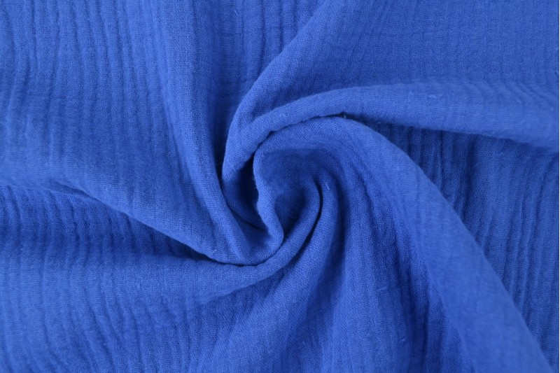 Mousseline stof - Donkerblauw Mousseline stof - Donkerblauw
