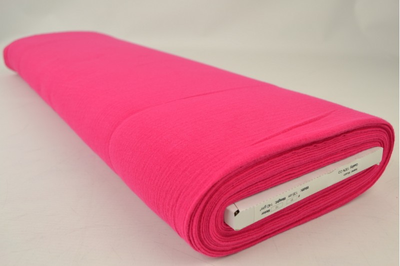 Mousseline stof – Fuchsia – Rol Mousseline stof - Fuchsia - Rol