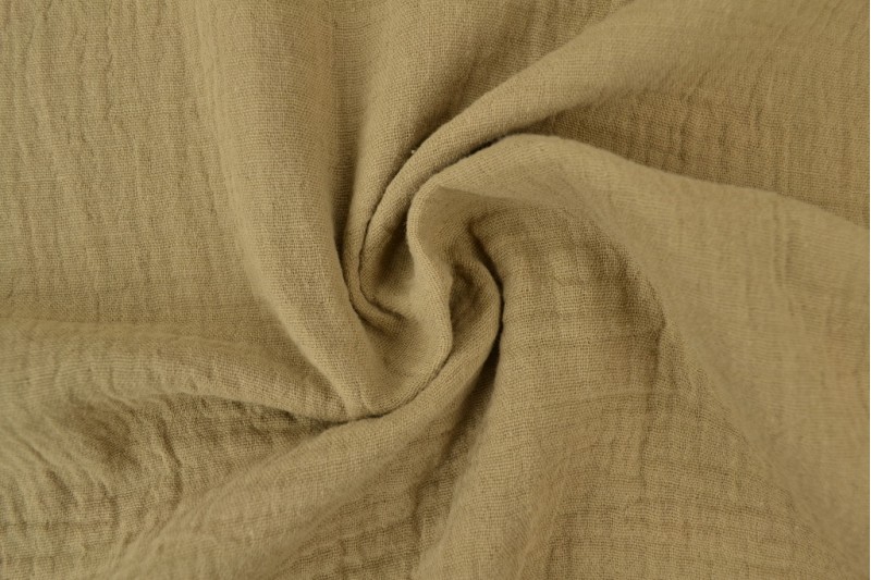 Mousseline stof - Taupe Mousseline stof - Taupe