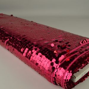 Paillettenstof XL - Fuchsia - Rol