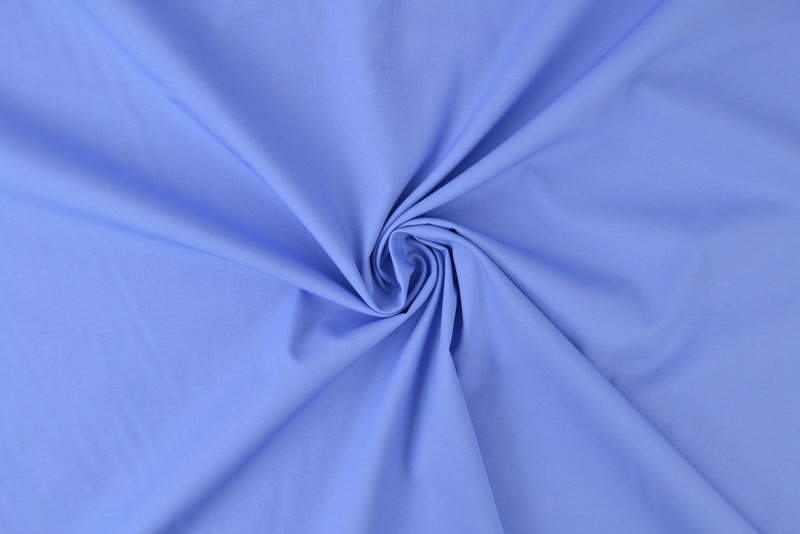 Stretch poplin katoen - Staalblauw Stretch poplin katoen - Staalblauw