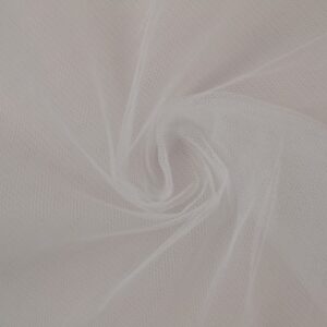 Brandvertragende tule 150cm breed - Wit