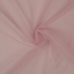 Brandvertragende bruidstule 300cm breed - Oud roze