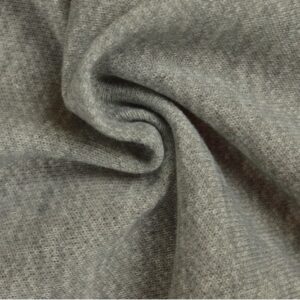 French terry melange viscose - Zilvergrijs