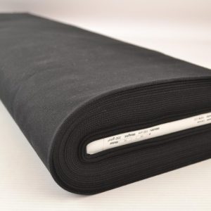Zwarte canvas stof op rol