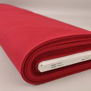 Bordeaux rood canvas stof op rol