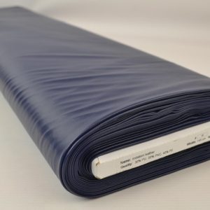 Marineblauw kunstleer op rol