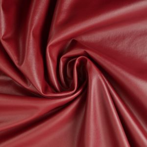 Bordeaux rood kunstleer